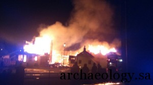 Blaze: Major fire rips through Old Royal Station railway museum in Ballater, Aberdeenshire